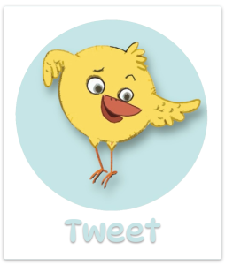 Tweet, the fluffy yellow bird from TT Forest Adventure, representing the number 2